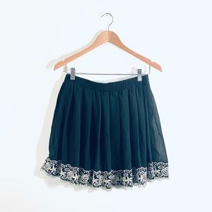 Orange Bear Sold by Yesstyle Lace Detail Skirt